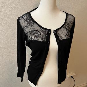 Urban Behavior Cardigan sweater, Size Medium in Black